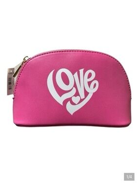 Torrid Love Heart Pink Cosmetic Pouch